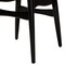 Baxton Studio Tarana Mid-Century Modern Cream Fabric and Black Finished Wood 2-Piece Dining Chair Set 234-2PC-13297-ZORO - alternate 4